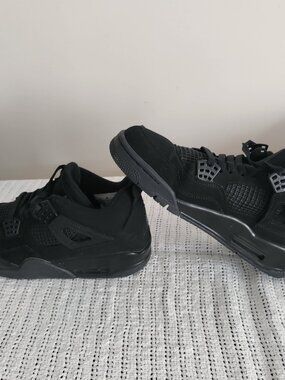 Nike Air Jordan 4 Retro Black Cat 2020 Sz 8.5 Men OG CU1110-010 Pre-Owned CLEAN